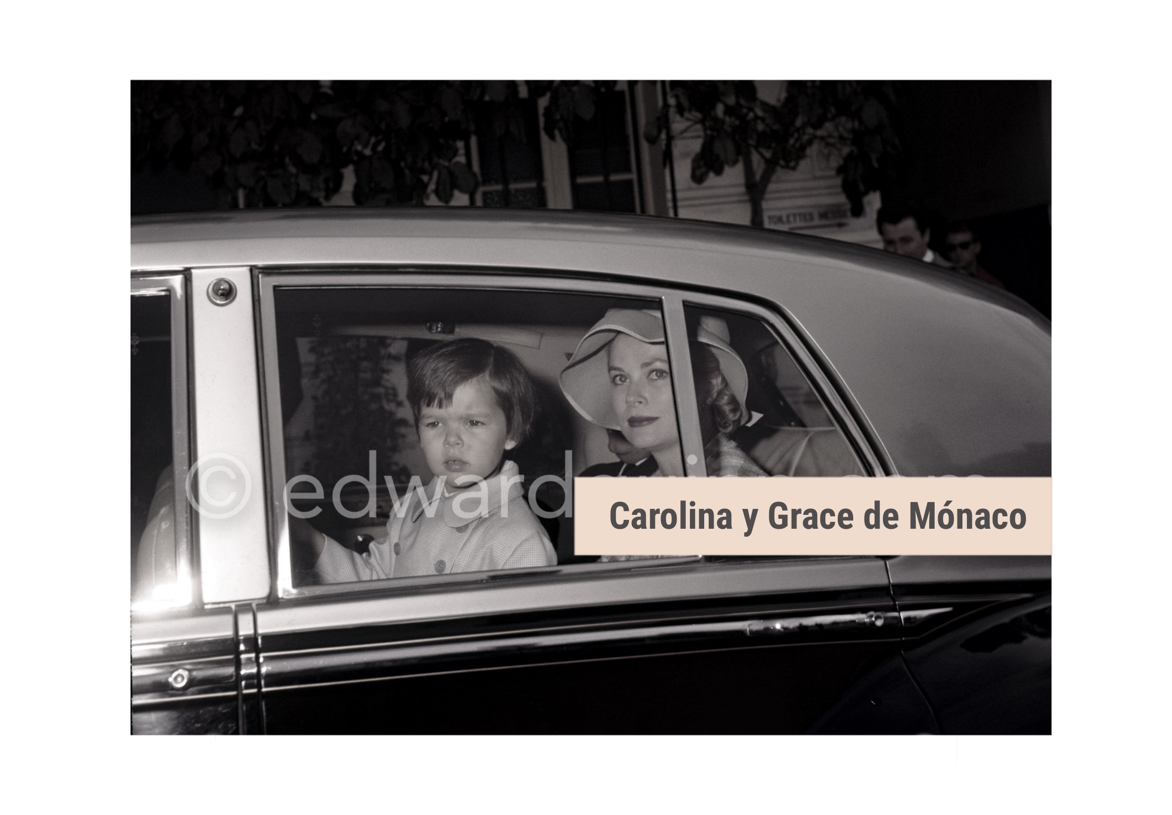 Carolina y Grace de Monaco Rolls Royce Silver Cloud